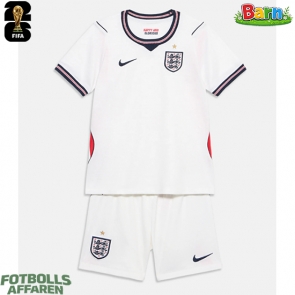 England Hemmaställ Barn VM 2026 Kortärmad (+ Korta byxor)